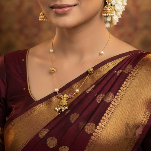 Lakshmi Pink Divine Invisible Necklace