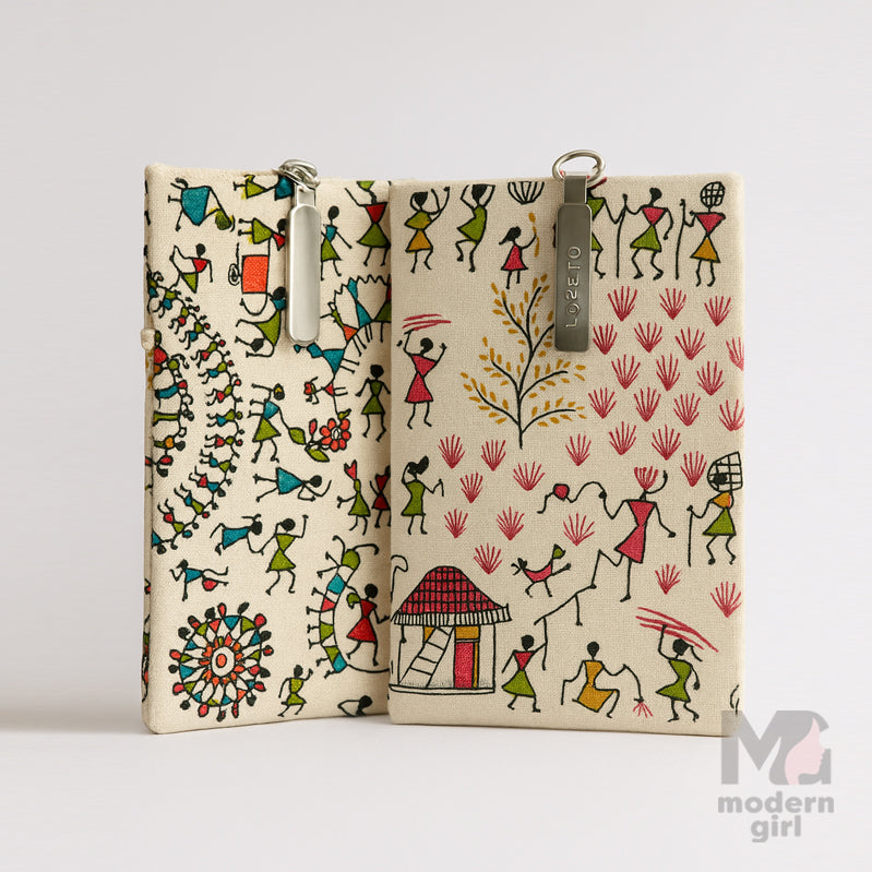 Handmade Fabric Pouch – Multipurpose Pouch with Printed Design