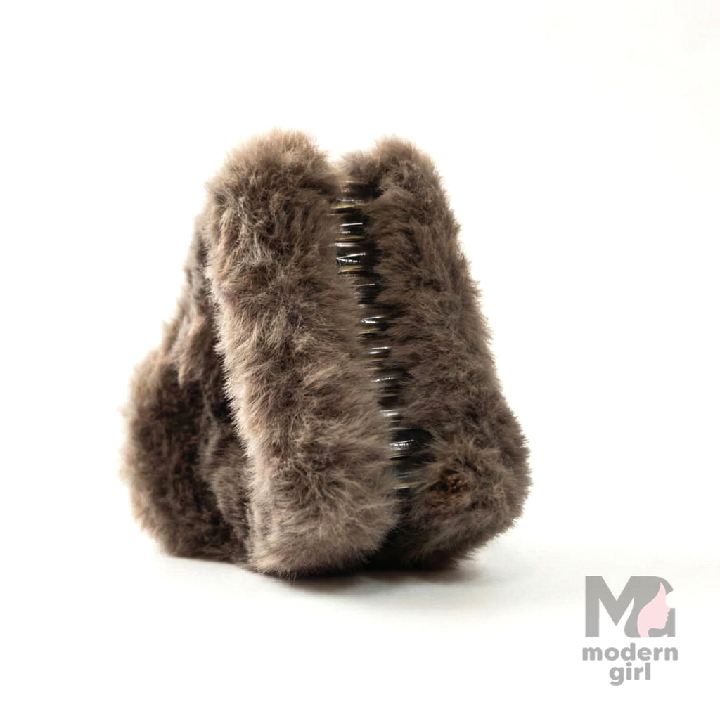 Fluffy Fur Hair Claw Clip