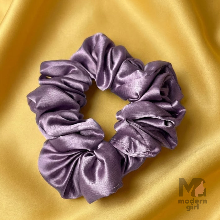 Luxury Satin Scrunchies – Set of 6
