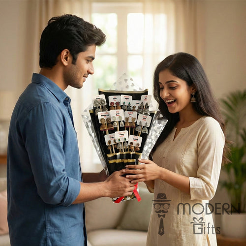 Proposal Jhumka Bouquet