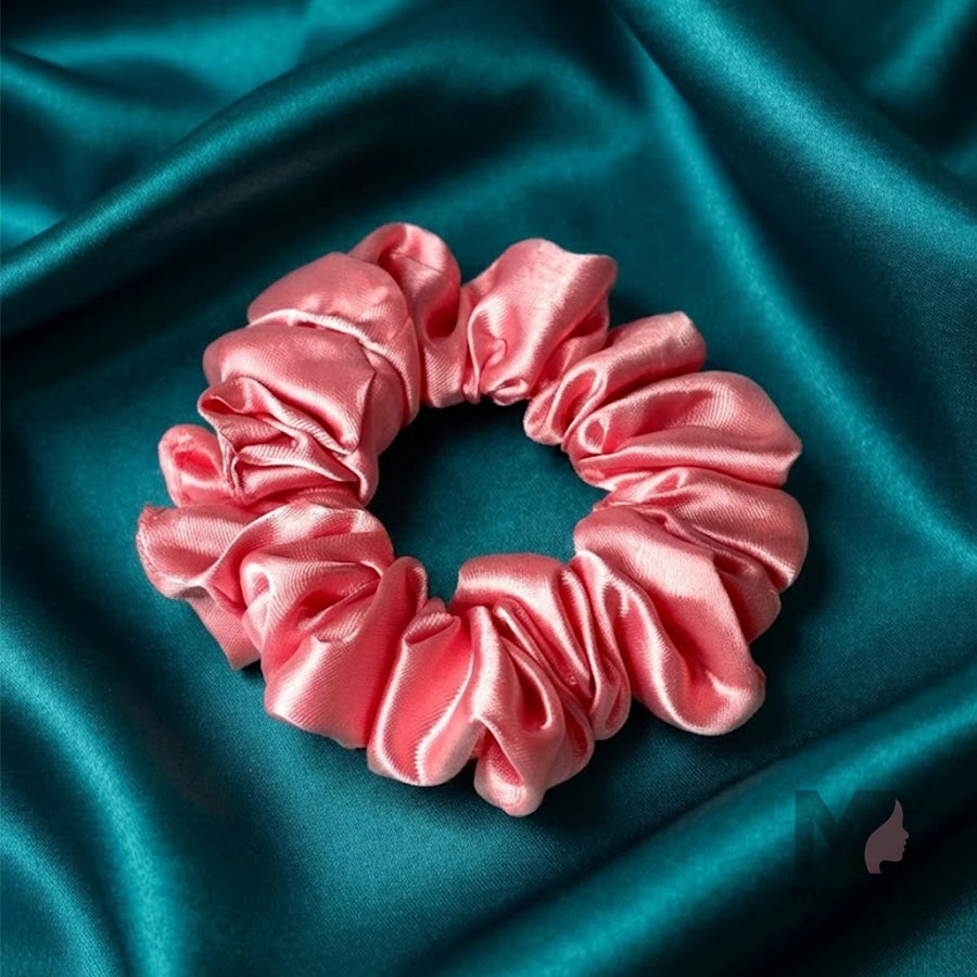 Luxury Satin Scrunchies – Set of 6
