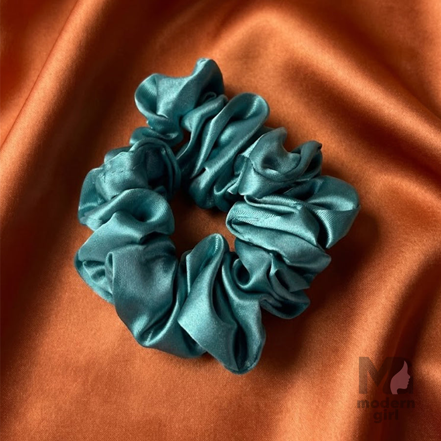 Luxury Satin Scrunchies – Set of 6
