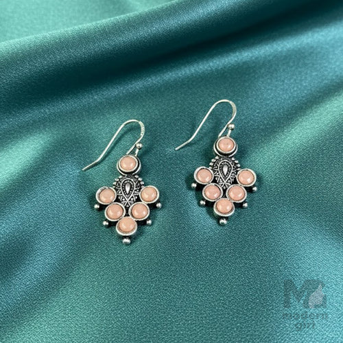 Turquoise Bloom Vintage Earrings