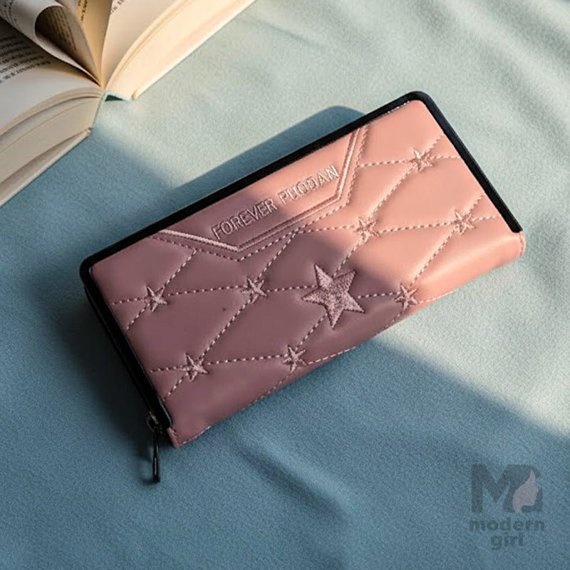 Premium Forever Star Pattern - Leather Wallet