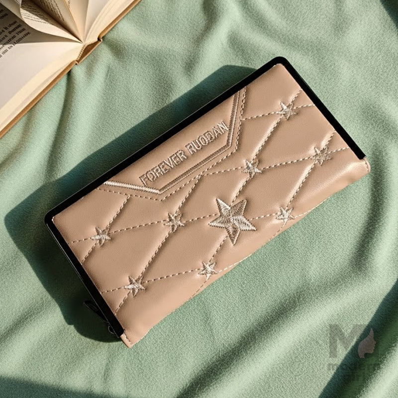 Premium Forever Star Pattern - Leather Wallet