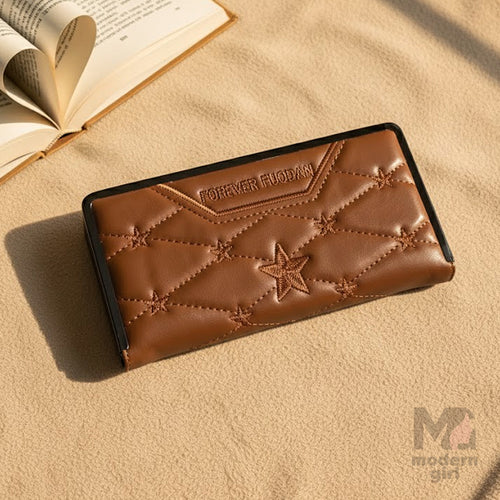Premium Forever Star Pattern - Leather Wallet
