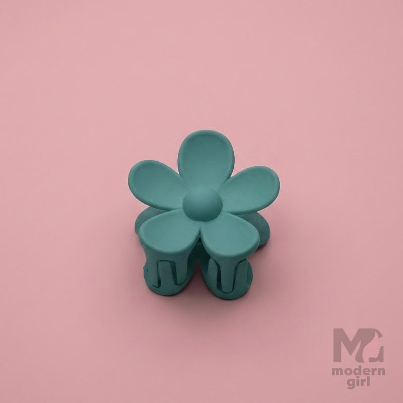 Flower Hair Claw Clip – Matte Finish Cute Floral Hair Accessory