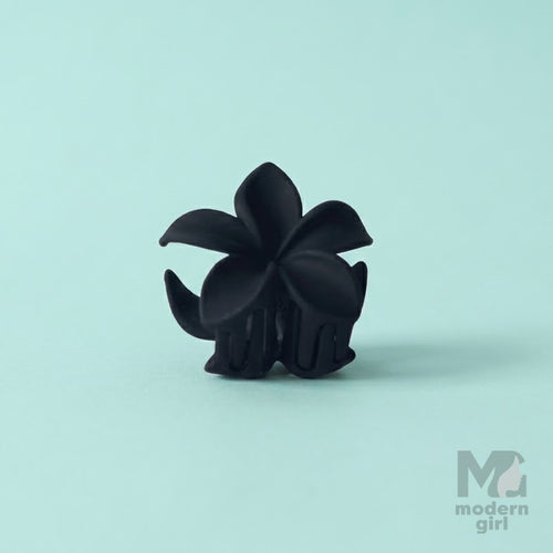 Mini Matte Floral Hair Claw Clip