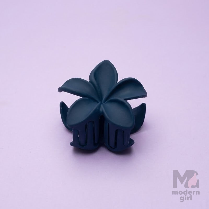 Mini Matte Floral Hair Claw Clip