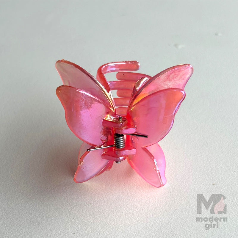 Rainbow Butterfly Hair Clip