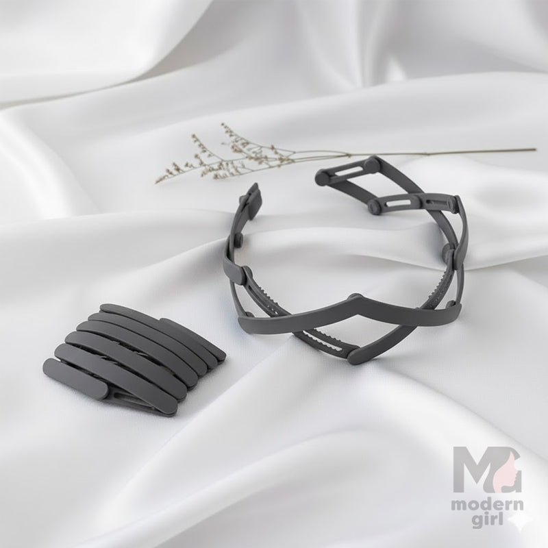 Foldable Hair Clip & Zigzag Hair Band Set –  Hair Accessories for Women & Girls