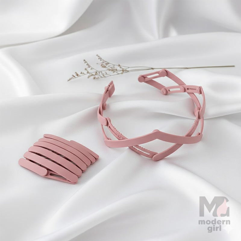 Foldable Hair Clip & Zigzag Hair Band Set –  Hair Accessories for Women & Girls