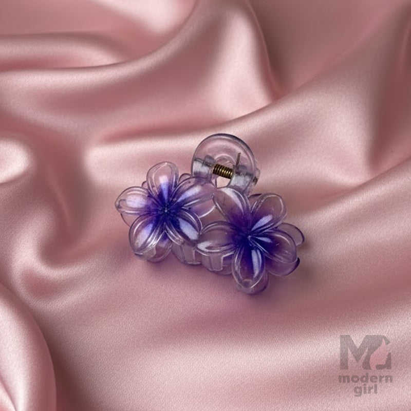 Floral Hair Claw Clip