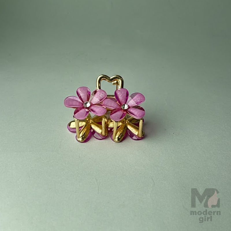 Blossom Gold Hair Claw Clip