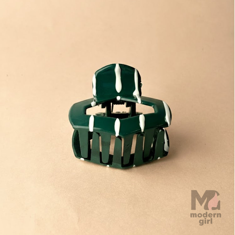 Chic Stripes Hair Claw Clip