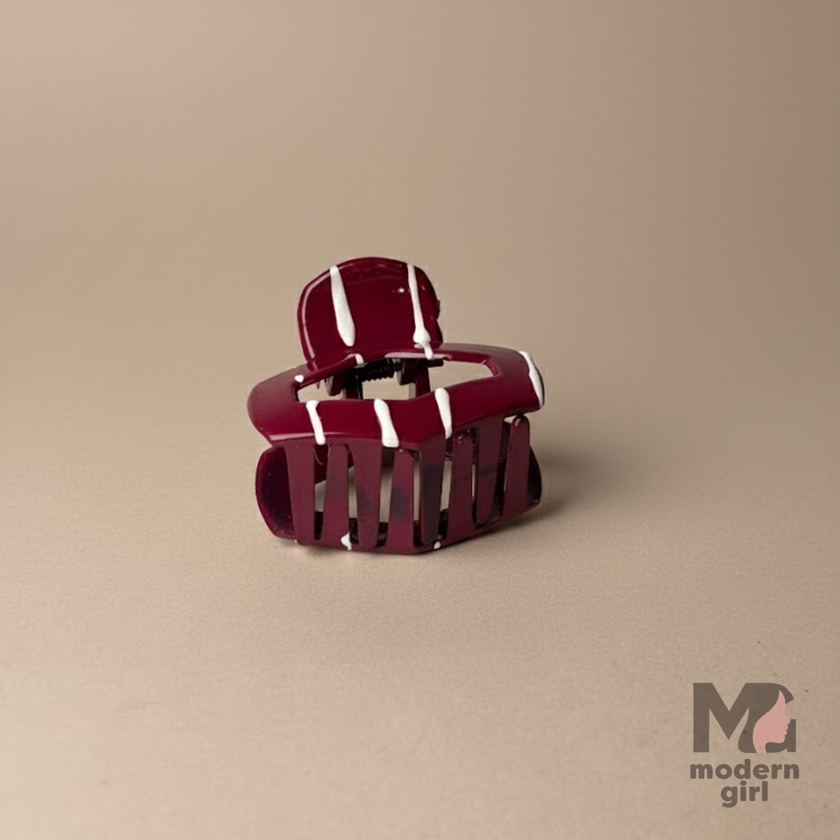 Chic Stripes Hair Claw Clip
