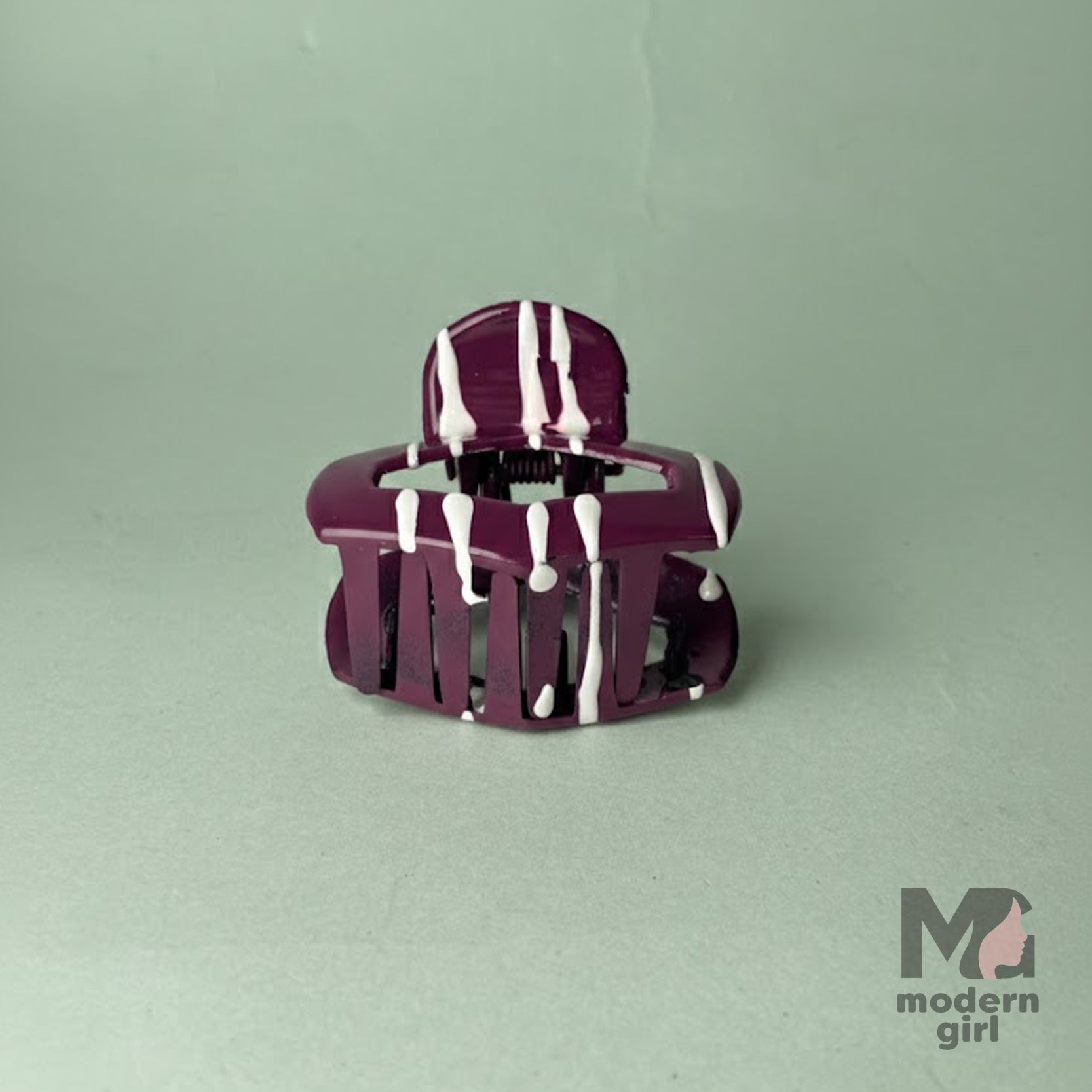 Chic Stripes Hair Claw Clip