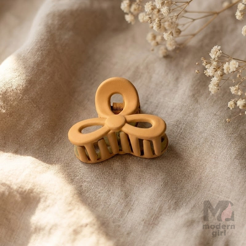 Matte Finish Aesthetic Neutral Hair Claw Clip