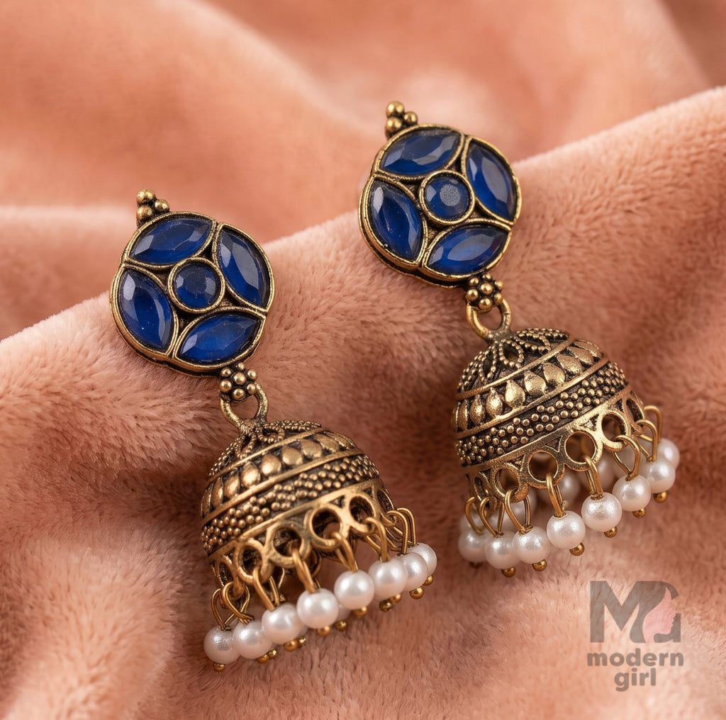 Heritage Pearl Jhumka Earrings