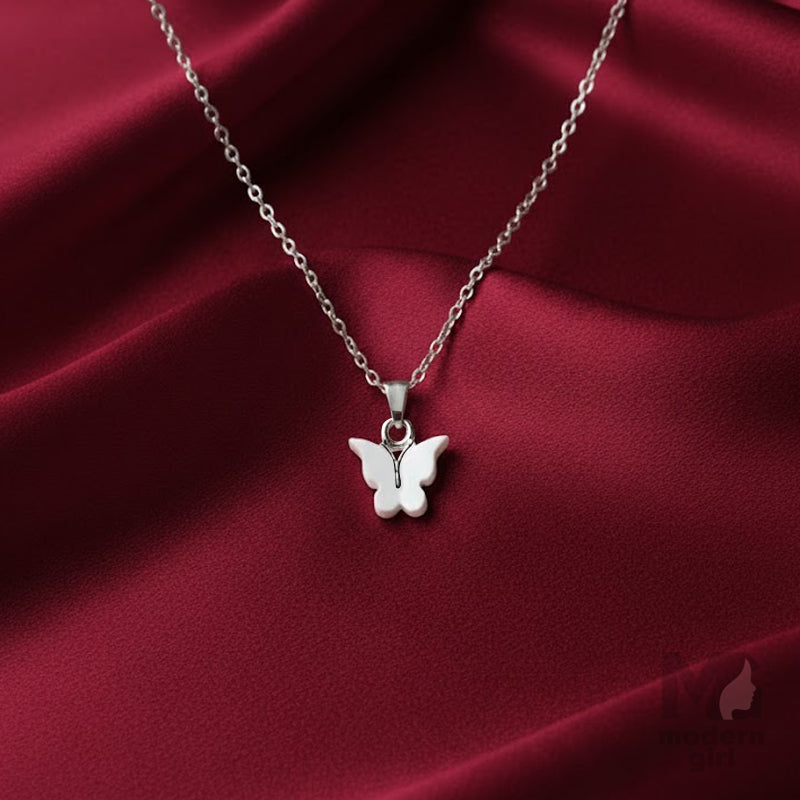 Butterfly Beads Gold-plated Necklace