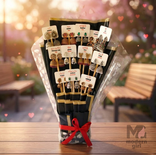 Proposal Jhumka Bouquet