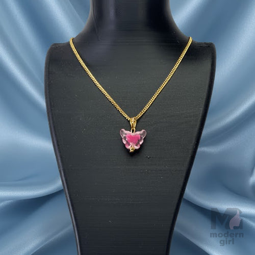 Elegant Butterfly Pendant Necklace