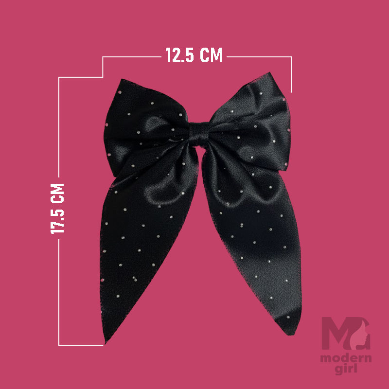 Glitter Hair Bow clip