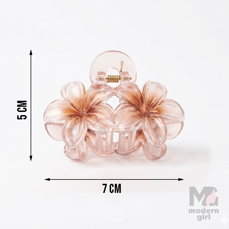 Floral Hair Claw Clip