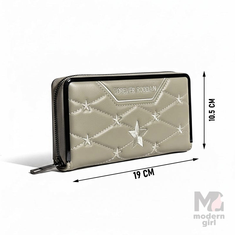 Premium Forever Star Pattern - Leather Wallet
