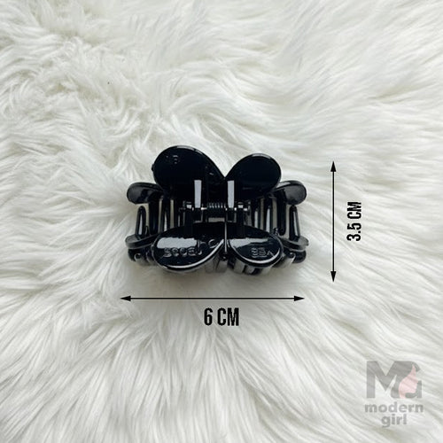 Black Glossy Butterfly Hair Claw Clip