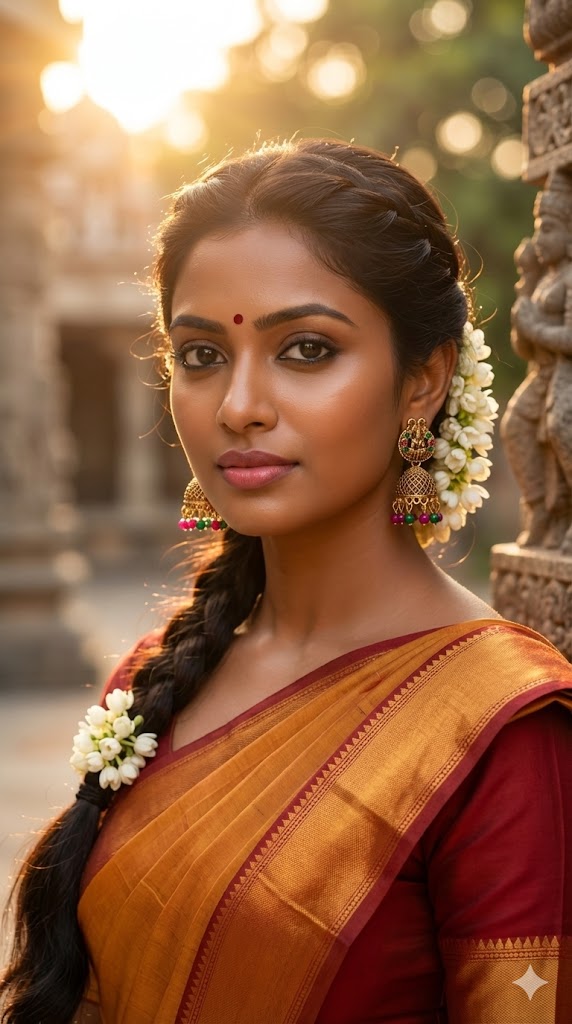 Antique Lakshmi Jhumka  – Temple Style Gold Finish