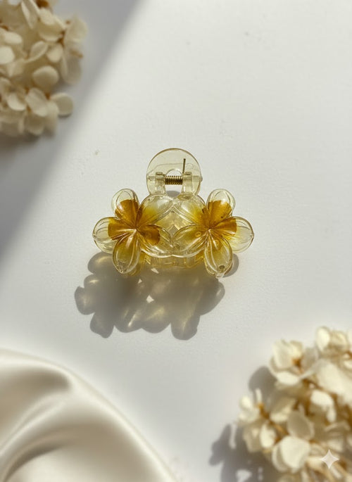 Floral Hair Claw Clip