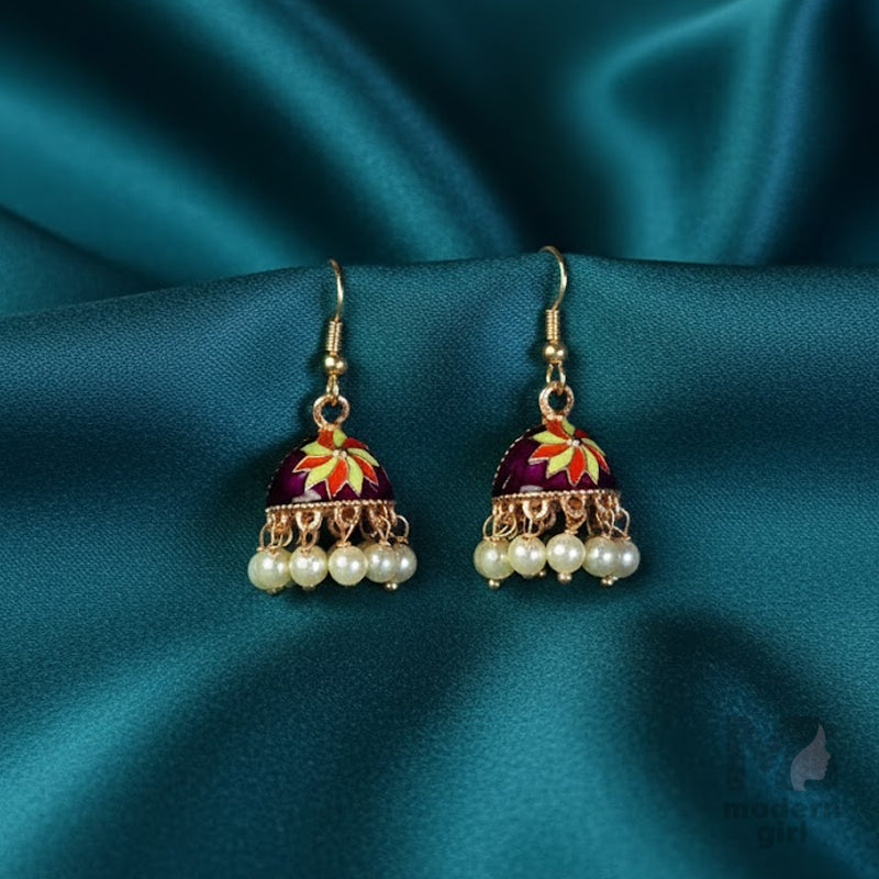 Meenakari Jhumka