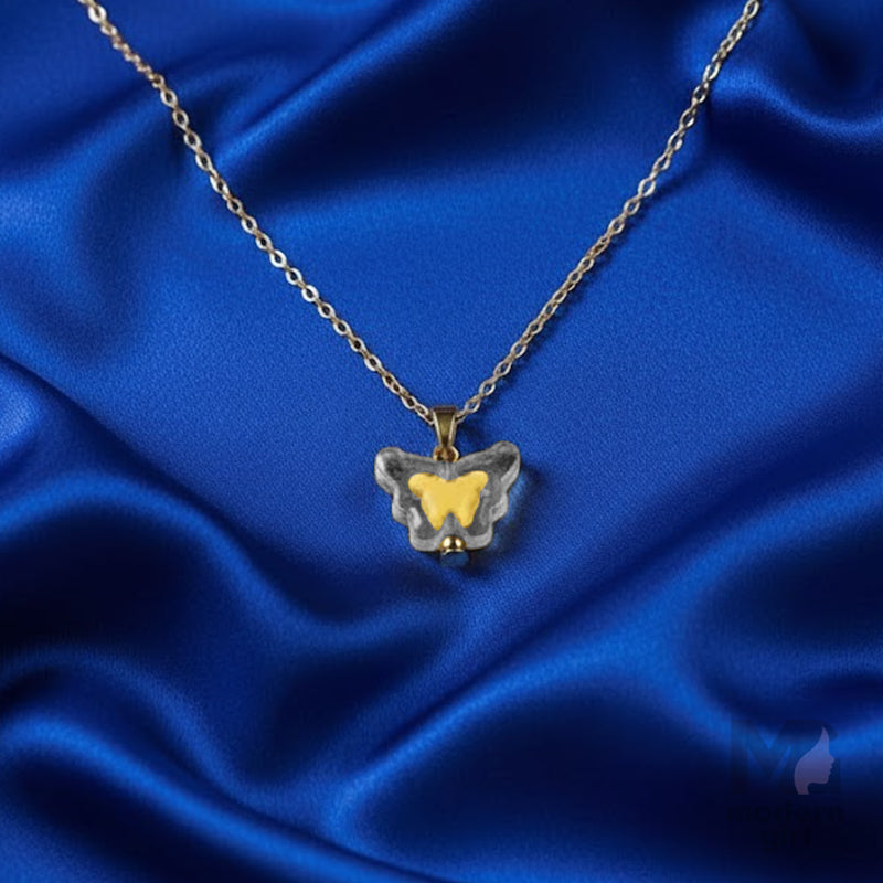Elegant Butterfly Pendant Necklace